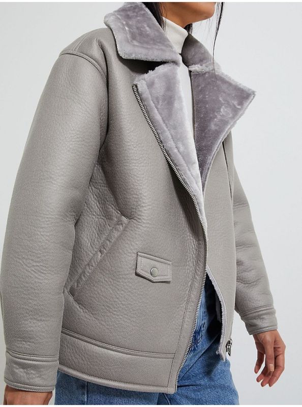 Куртка авиатор серая George 000332