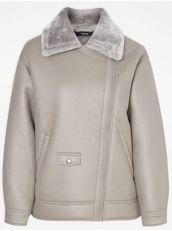 Куртка авиатор серая George 000332