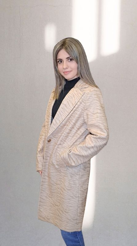 Женское демисезонное пальто George  000188